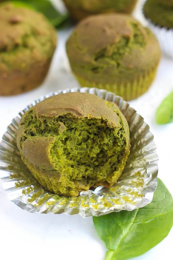 Vegan Spinach Muffin