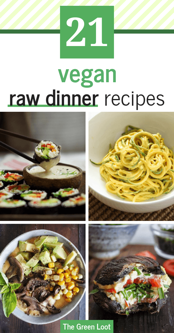 21 Satisfying Raw Vegan Recipes for Dinner | The Green Loot