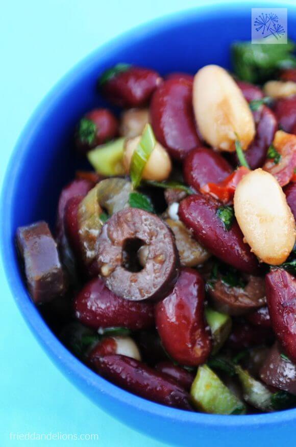 Vegan Easy Balsamic Bean Salad