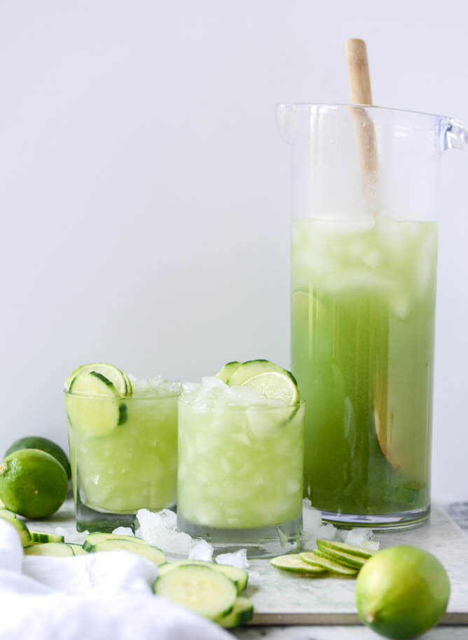 Vegan Cucumber Vodka Soda