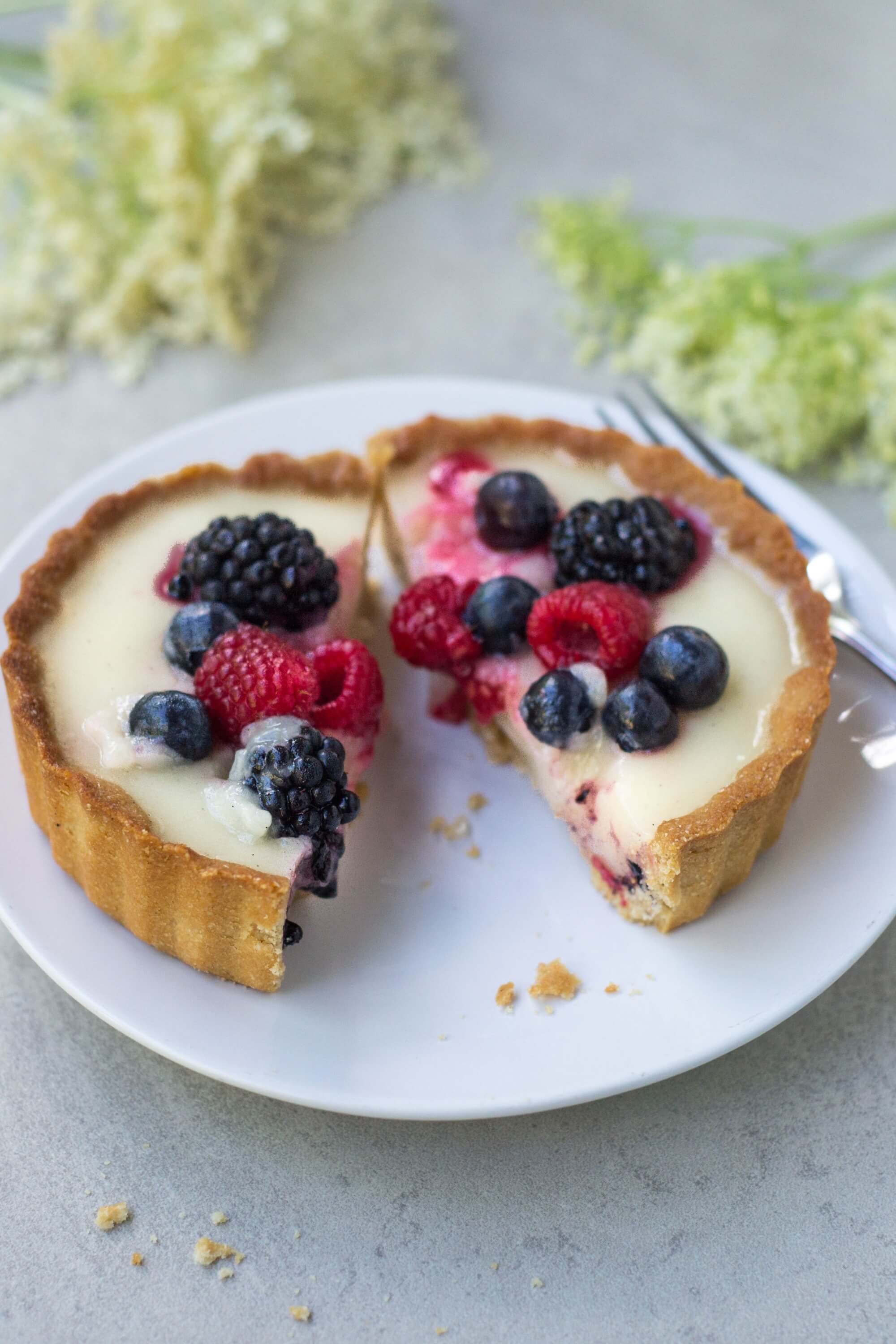 Vegan Lemon & Berry Tarts