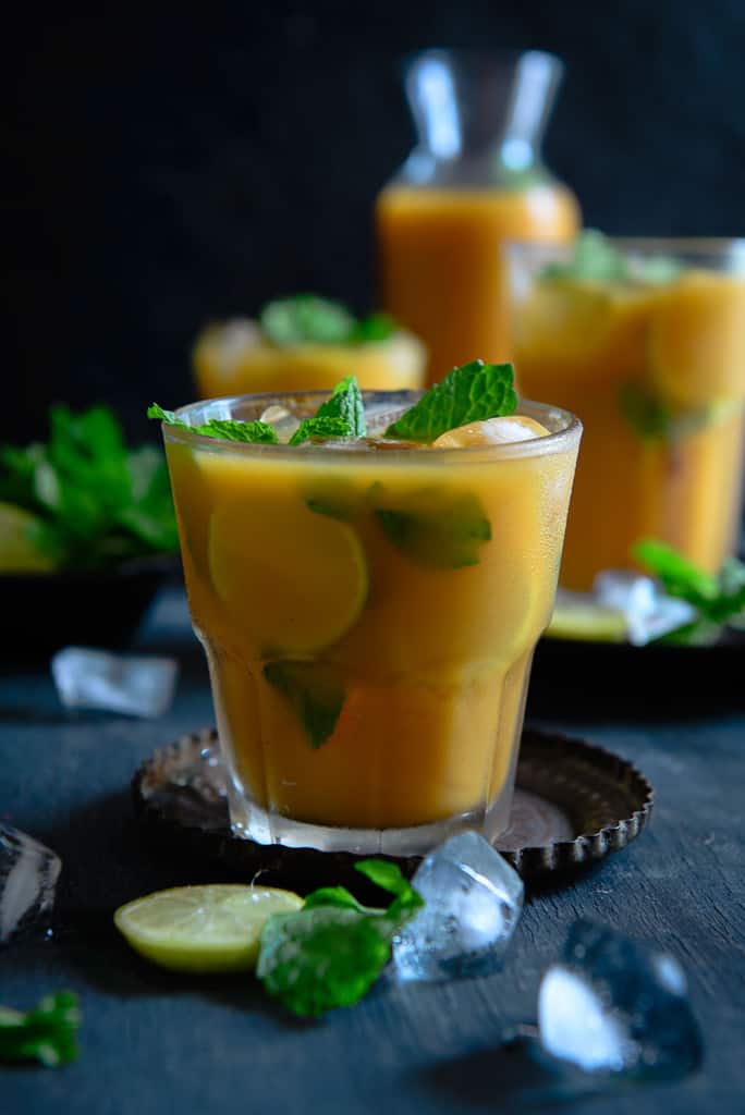 Vegan Mango Mint Iced Tea