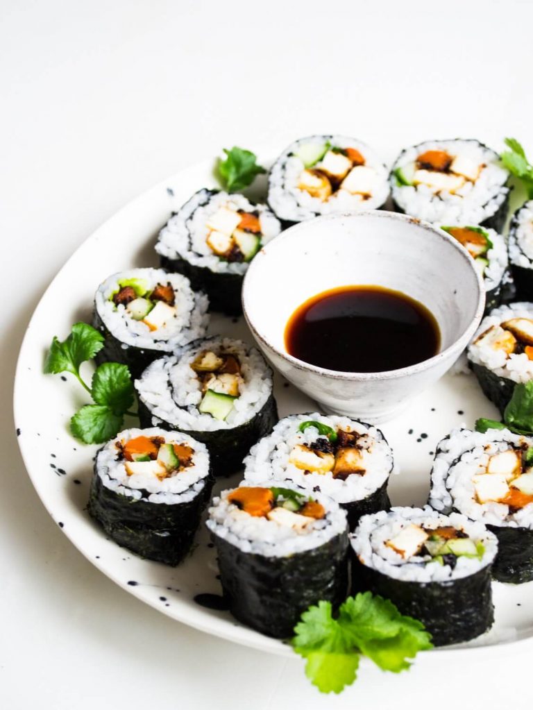 31 Vegan Sushi Recipes (Easy, Healthy, Homemade) | The Green Loot