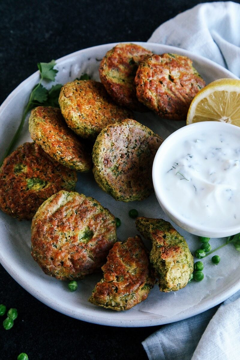 Vegan Green Pea Fritters