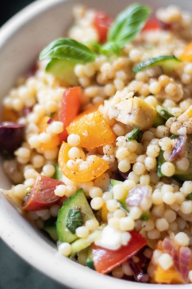 Vegan Israeli Couscous Salad