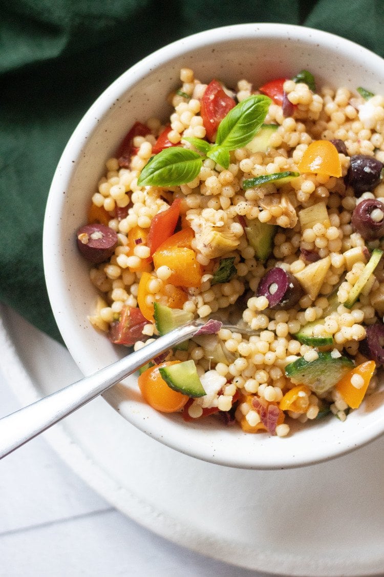 Vegan Israeli Couscous Salad