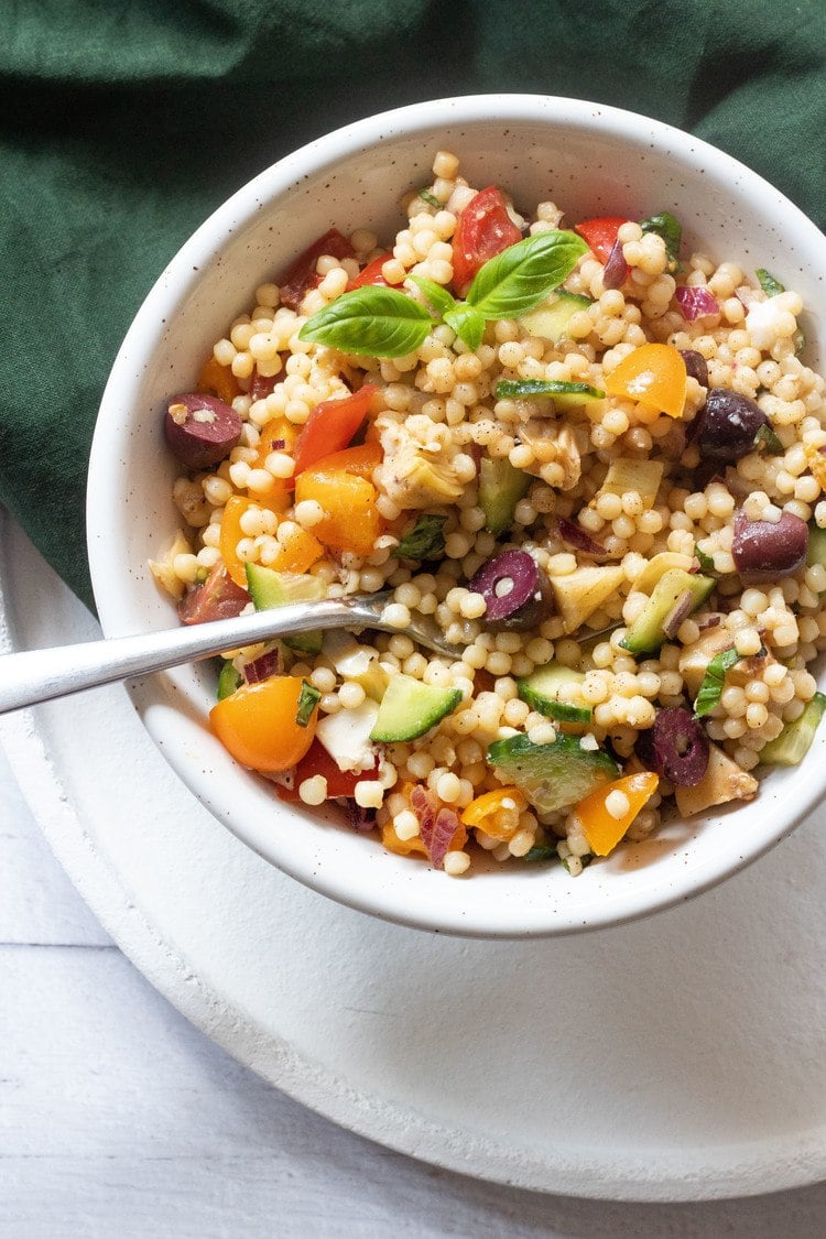 Vegan Israeli Couscous Salad