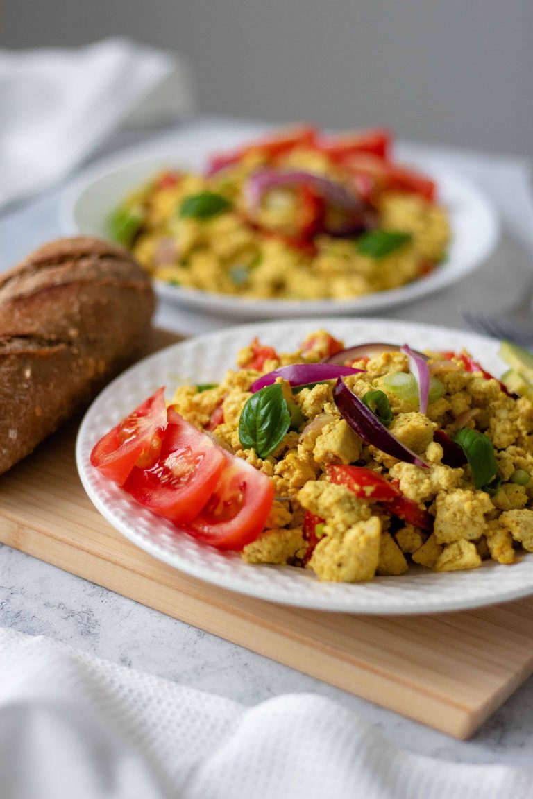 The Best Vegan Scrambled Eggs Recipe (with Tofu) | The Green Loot