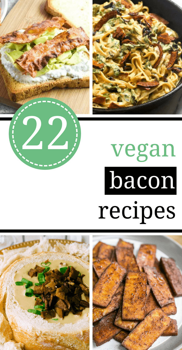 Vegan Bacon Recipes, you say? Yep! These delicious, veganized "meals" are salty, smoky and everything that bacon should be! Except made of animals, of course. | The Green Loot #vegan #veganrecipes