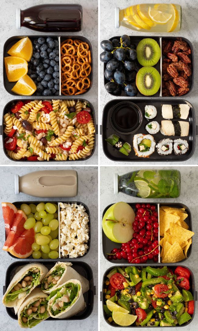 vegan meal prep recipes - bento lunch box