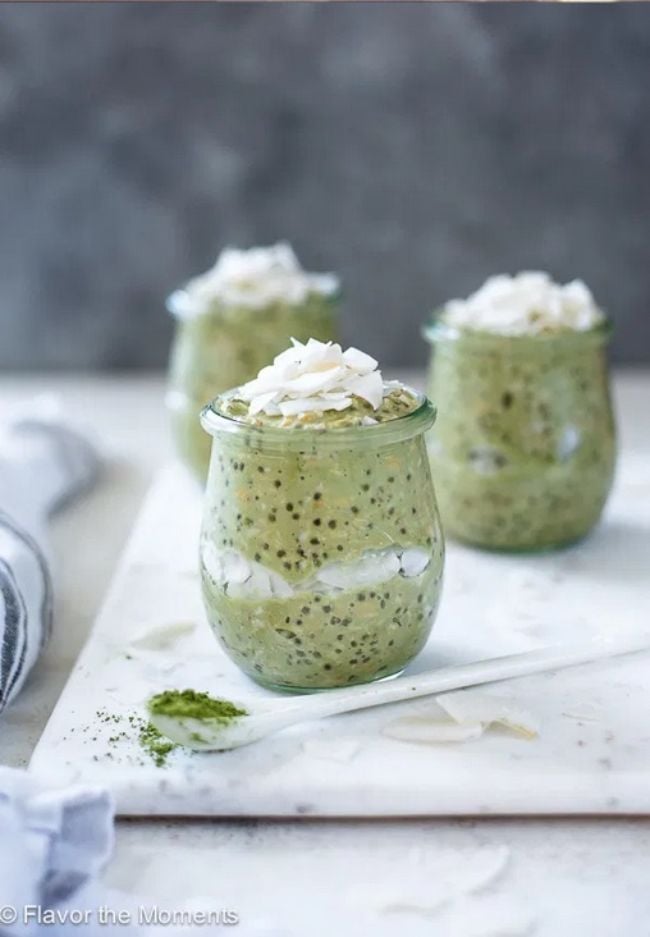 Matcha Chia Overnight Oats