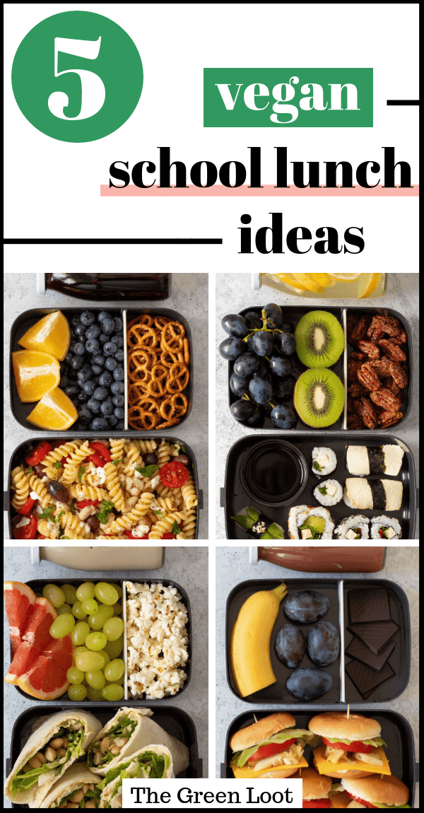 Tasty, No-Heat Vegan School Lunch Ideas For College that will up your meal prep game in no time! These meals are easy to make and healthy too! | The Green Loot #vegan #veganrecipes #mealprep #healthyeating #healthyrecipes