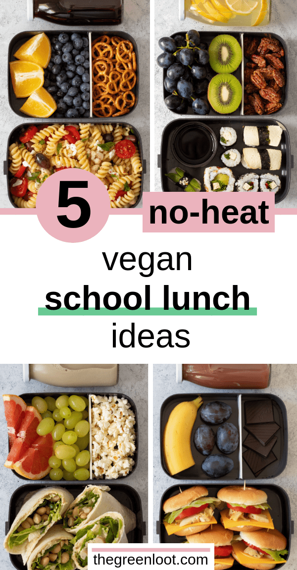 5 No-Heat Vegan School Lunch Ideas For College | The Green Loot