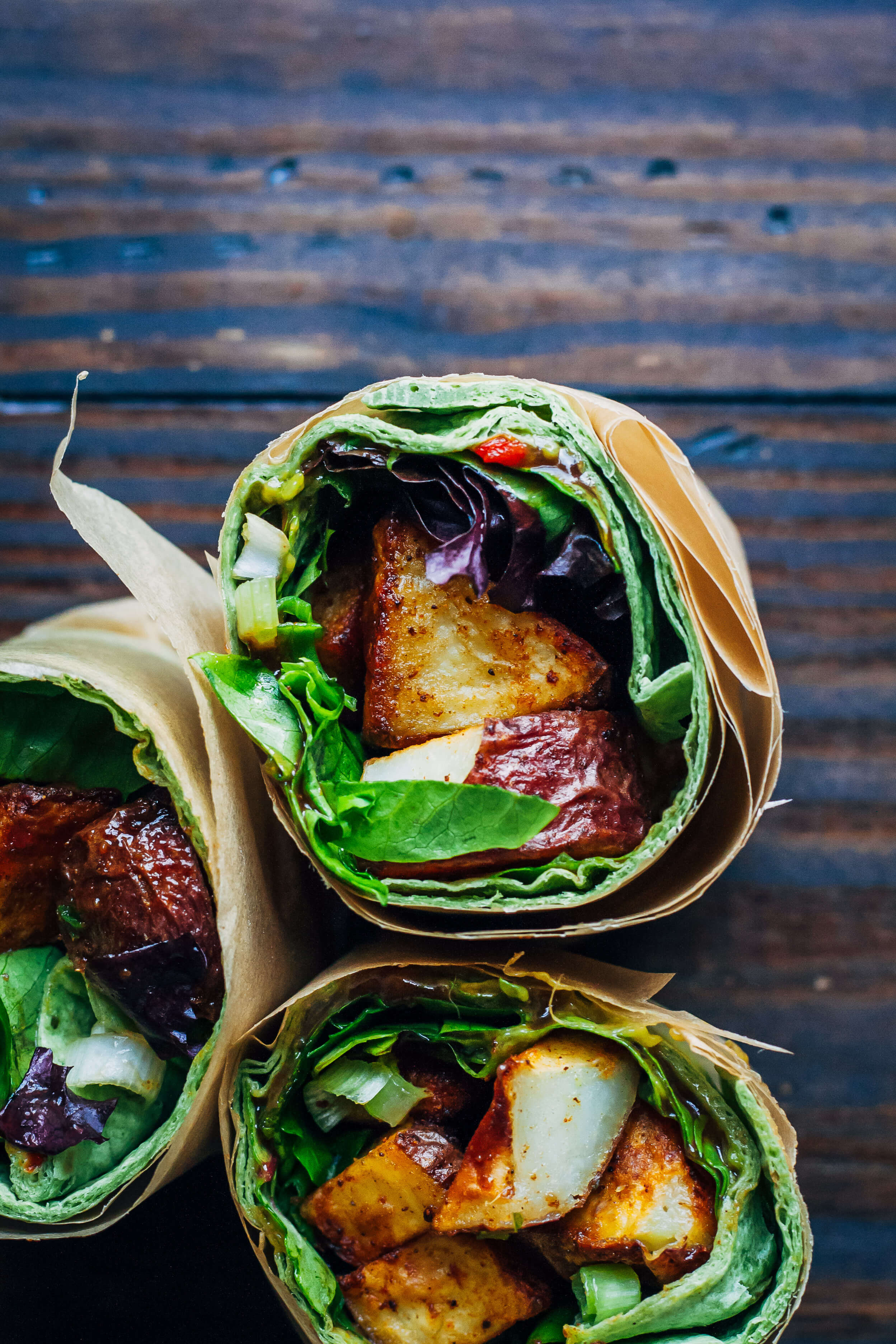 BBQ Roasted Potato Wrap