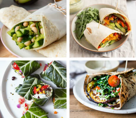 42 Healthy Vegan Wraps (Easy Lunch Ideas)