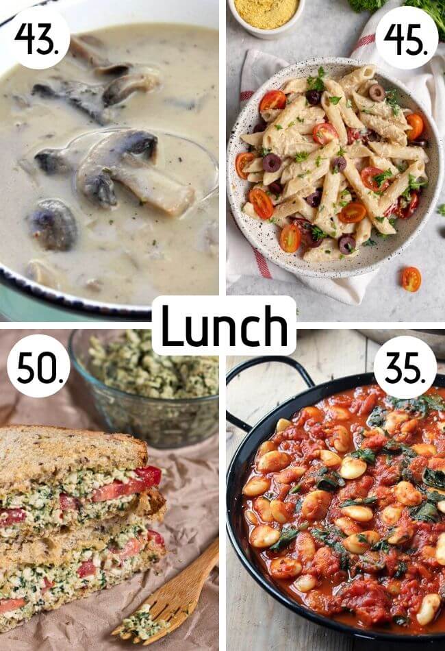 vegan lunch recipes