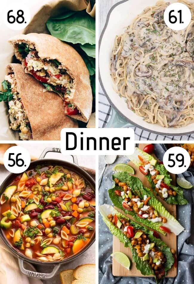 vegan dinner recipes