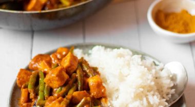 vegan green bean curry