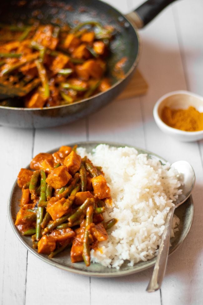 Easy Vegan Green Bean Curry