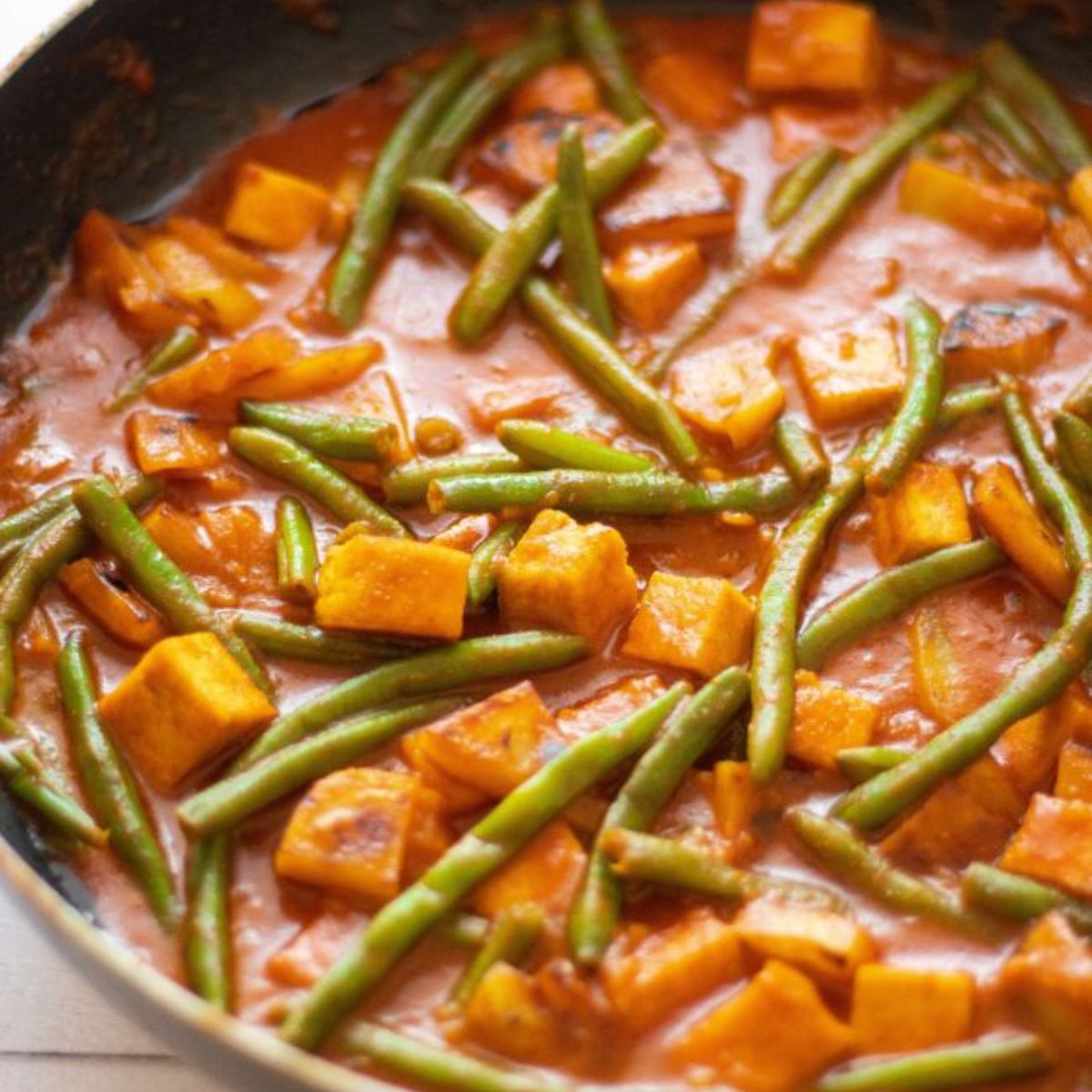 vegan green bean curry