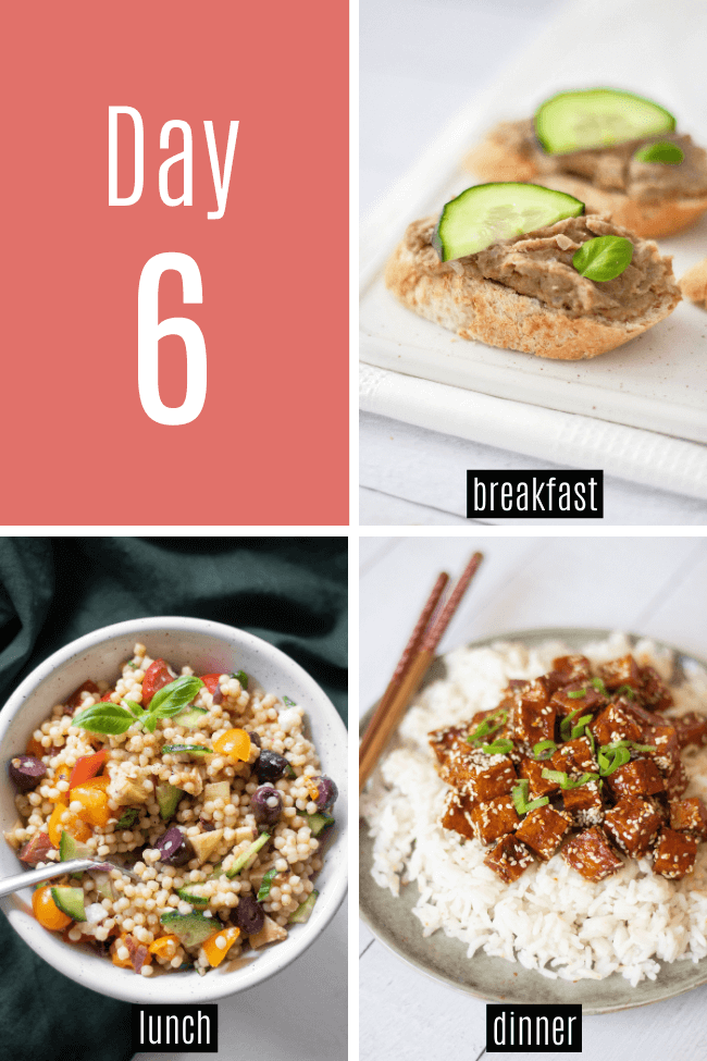 This super easy 7-day vegan meal plan is perfect for beginners and picky eaters! Make your life easier with these breakfast, lunch and dinner recipes for a week! | The Green Loot #vegan #veganrecipes