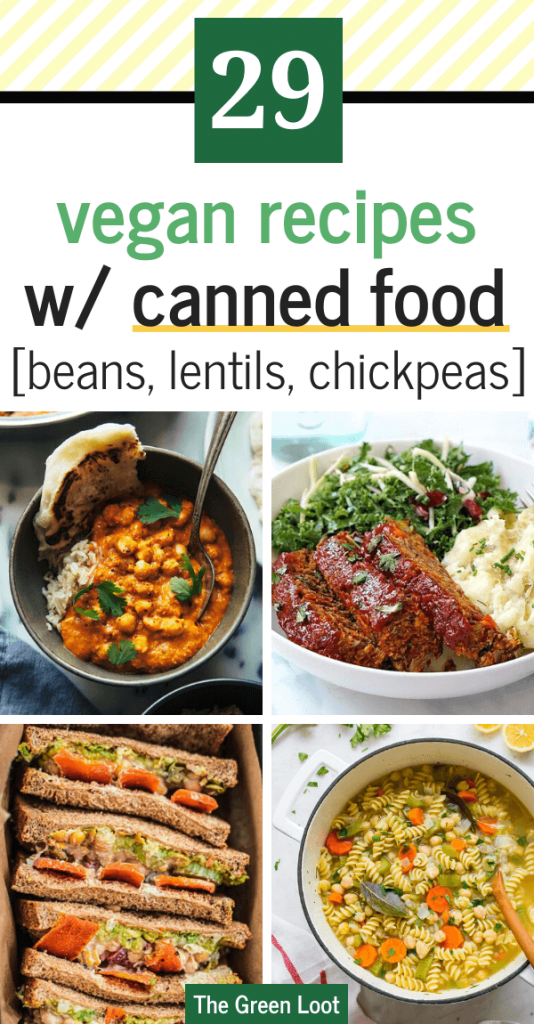 29 Tasty Vegan Canned Food Recipes with Beans, Lentils and Chickpeas ...