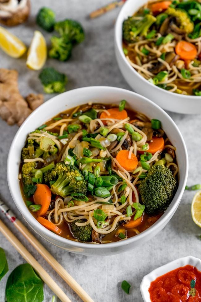 Easy Vegan Vegetable Ramen