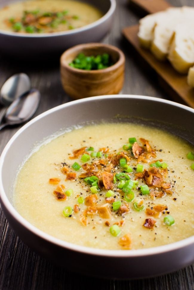 Cauliflower Leek Soup