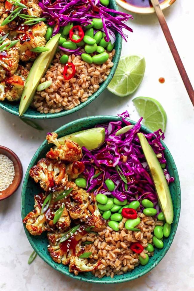 Teriyaki Cauliflower Power Bowls