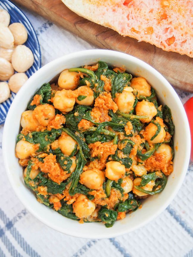 Spanish Chickpeas with Spinach