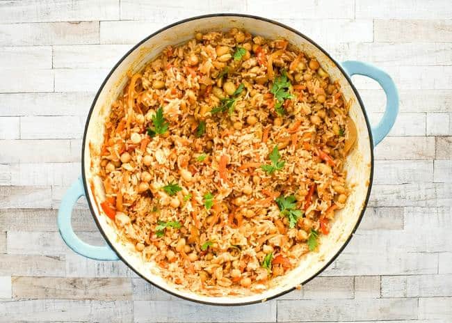 Chickpea Dirty Rice