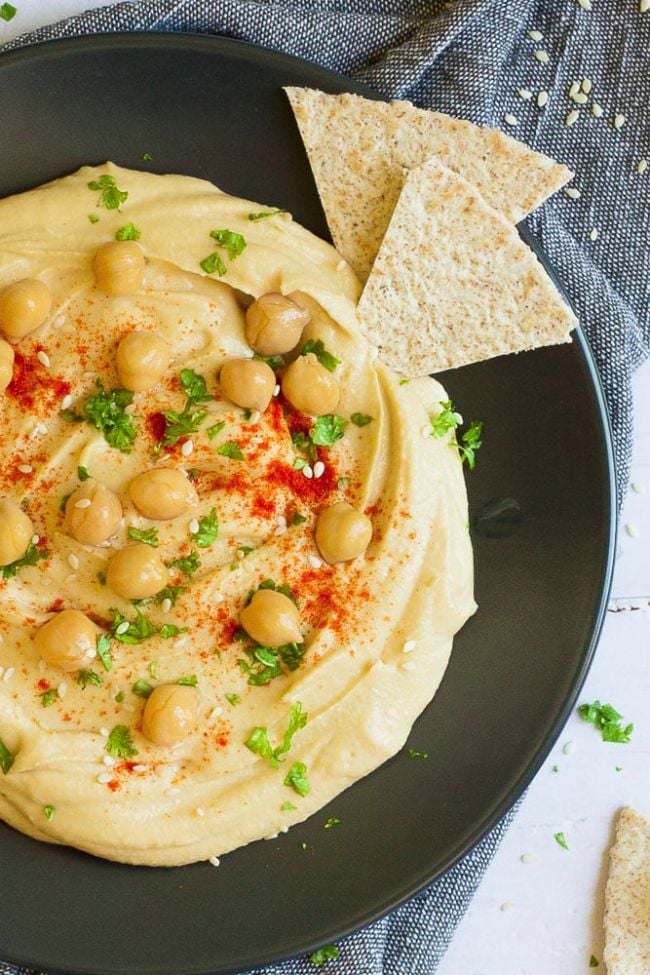 Vegan Hummus (Oil-free)