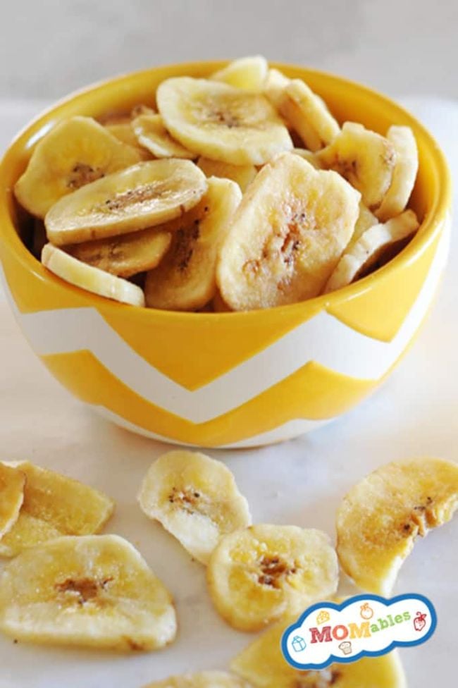 Baked Banana Chips