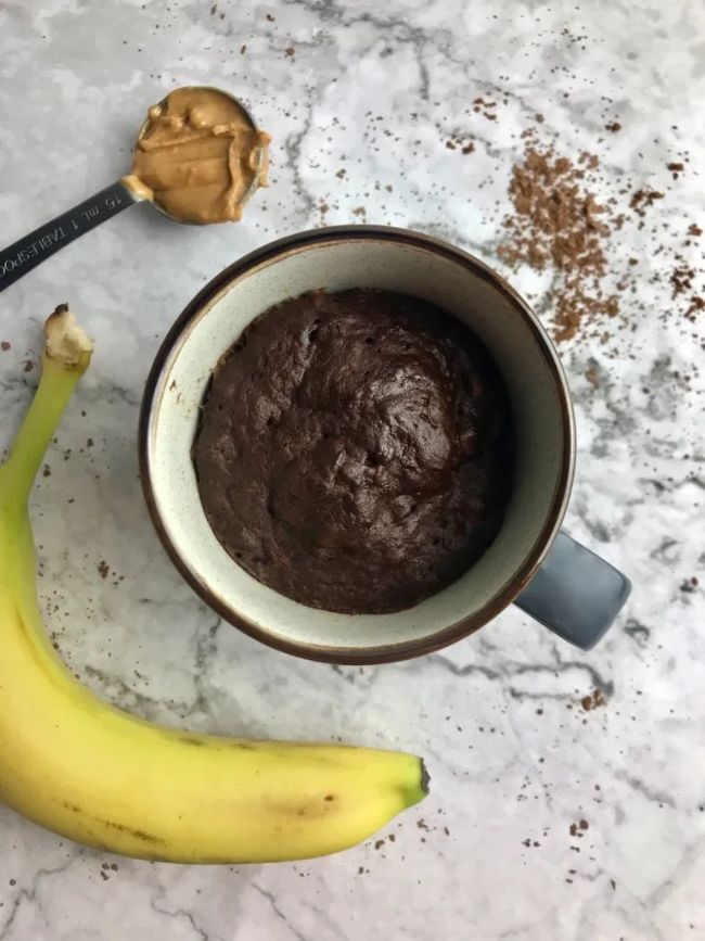 Flourless Banana Mug Brownie