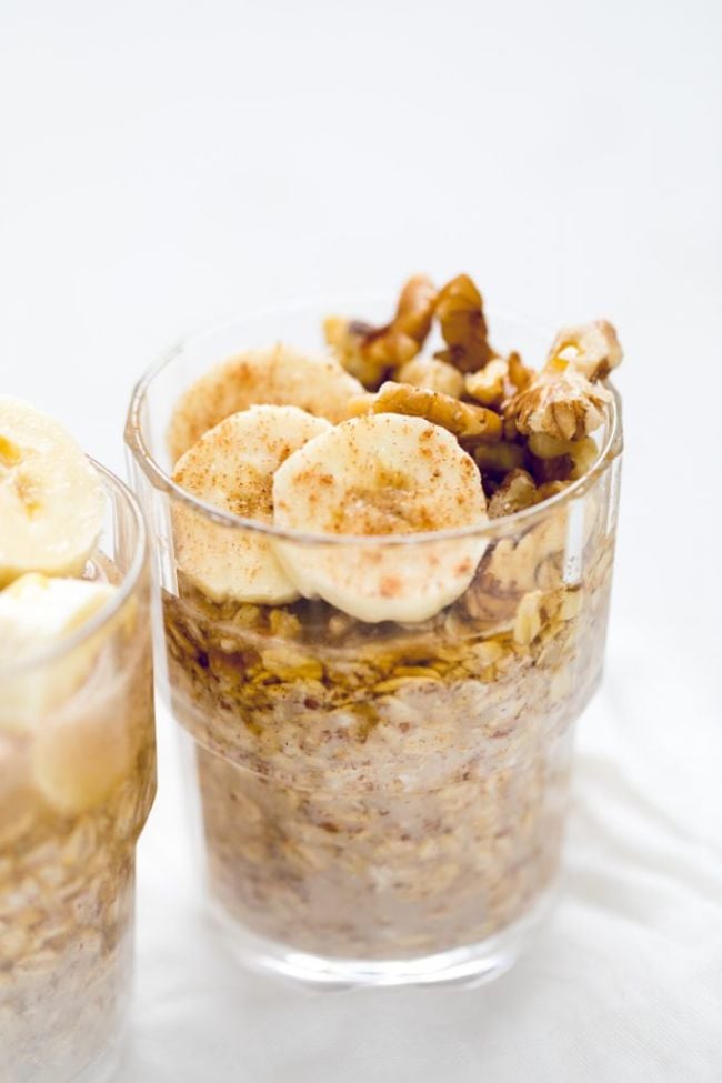 Banana Bread Overnight Oats