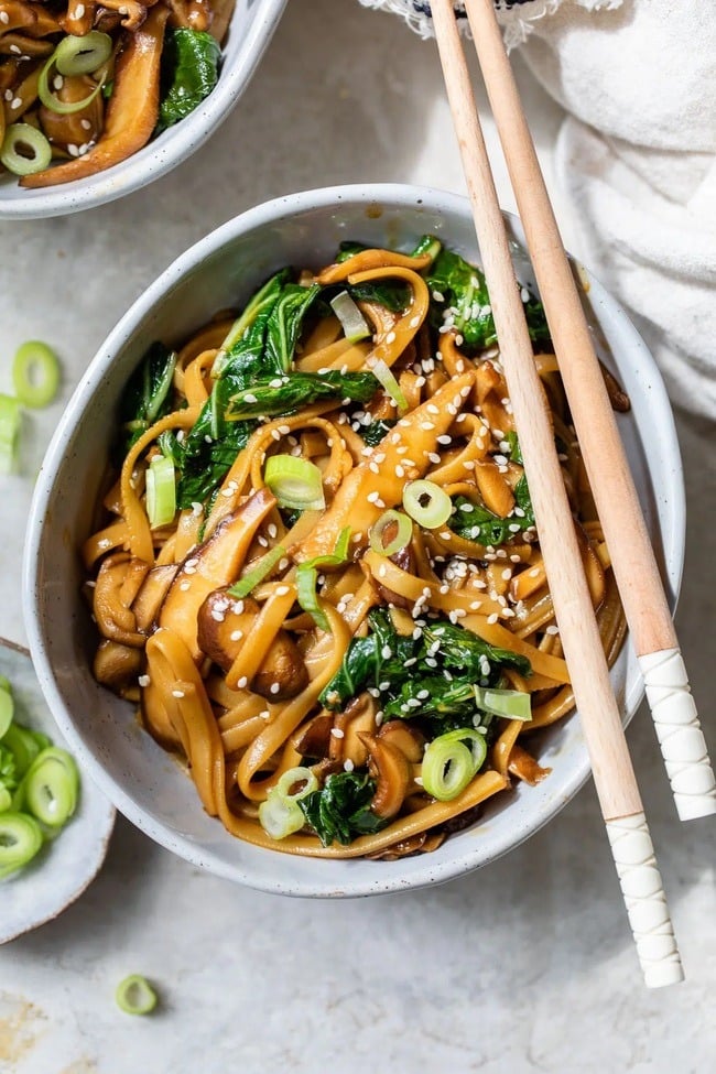 Teriyaki Mushroom Noodles