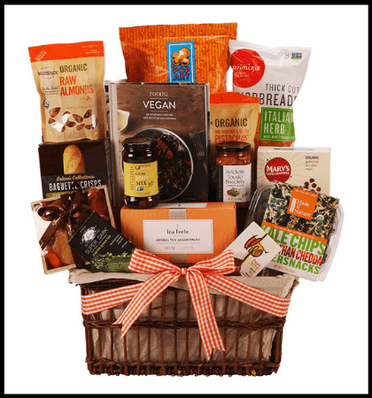 Gourmet Gift Basket with Cookbook