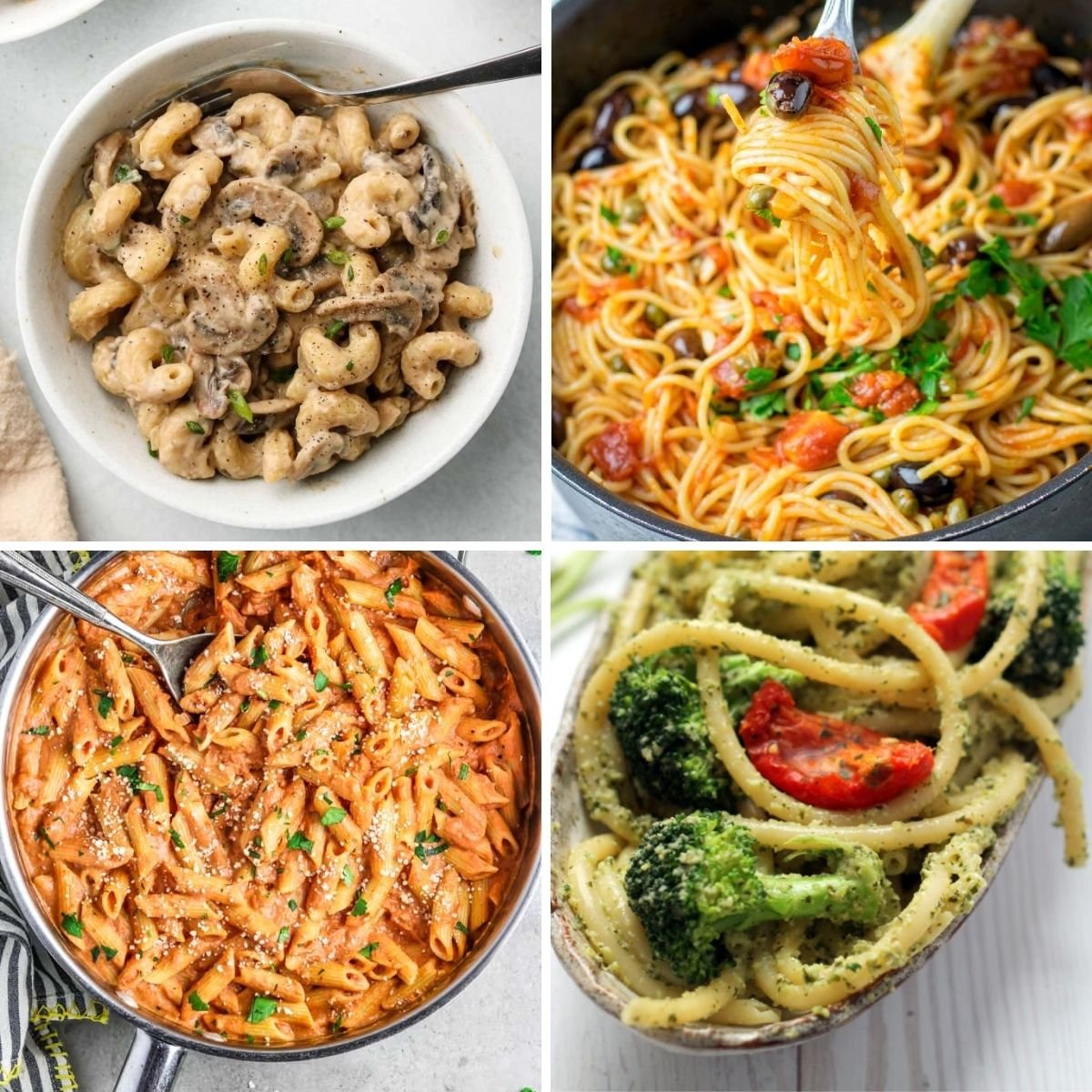 vegan pasta recipes