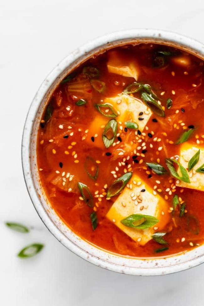 Tofu Soup with Kimchi