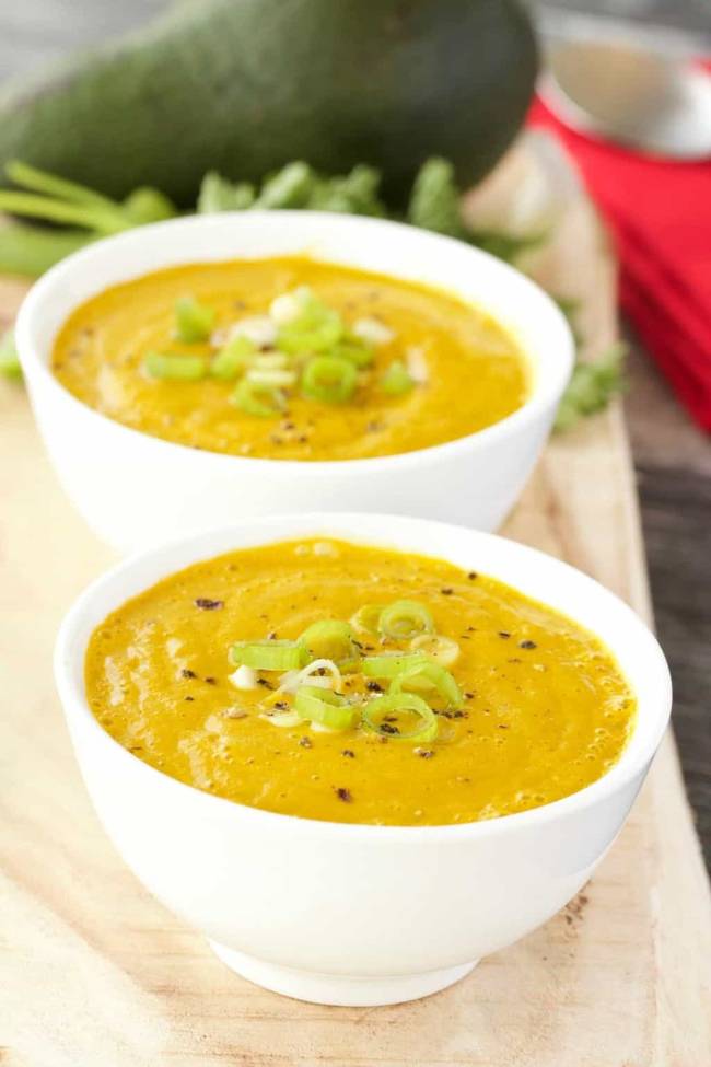 Carrot and Avocado Gazpacho