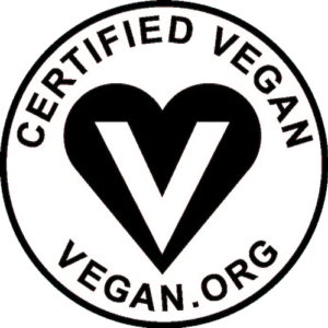certified logo on vegan chocolate