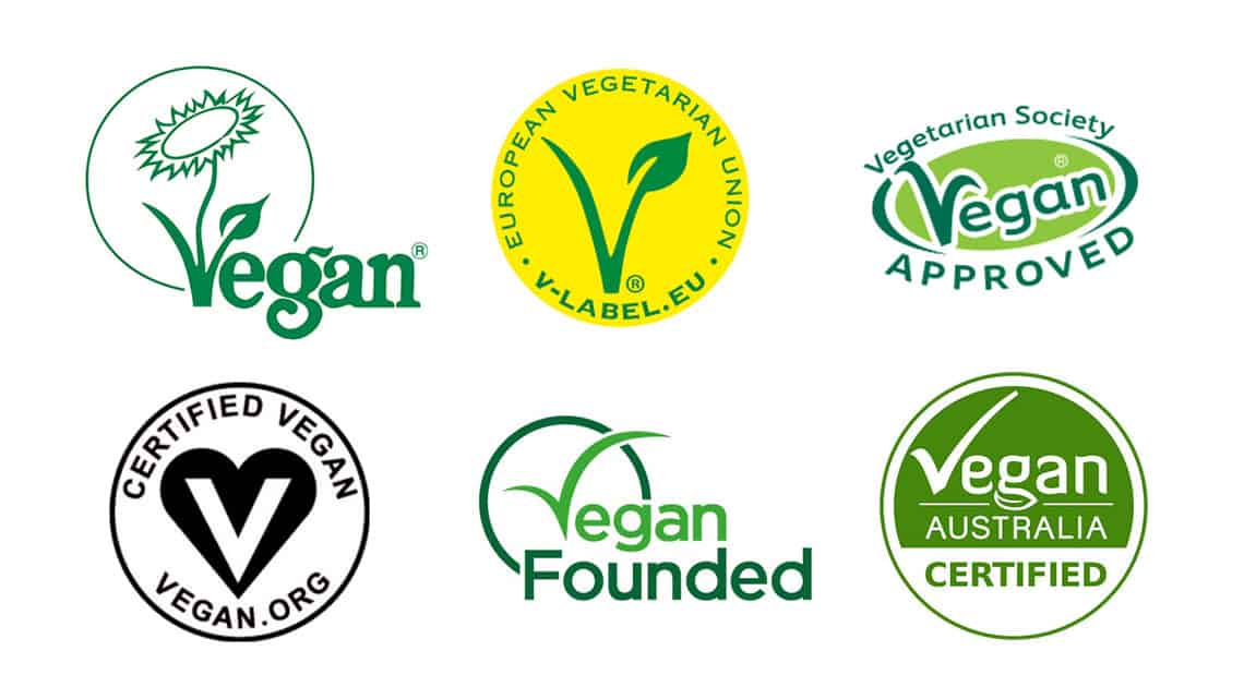 certified vegan logos