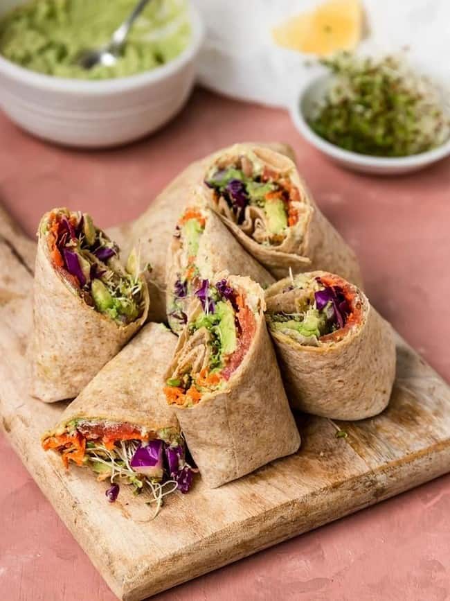 Loaded Veggie Hummus Wrap: The Perfect Lunch