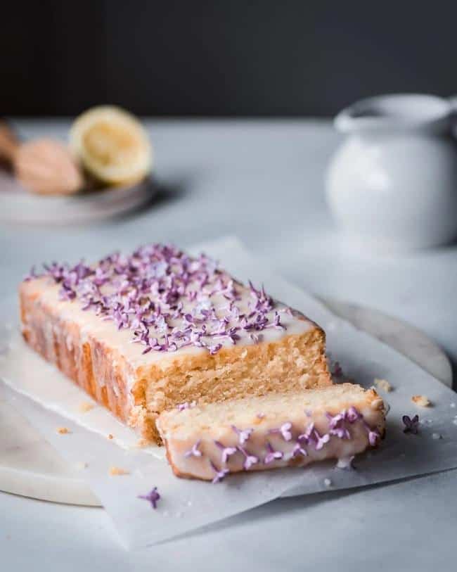 Lilac Lemon Cake