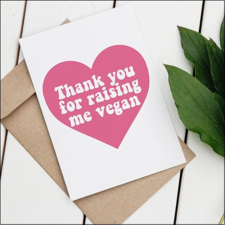 Vegan Mother's Day Card