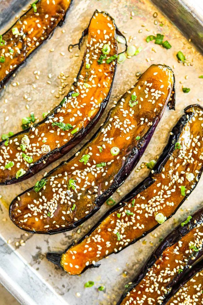 Miso Glazed Japanese Eggplant