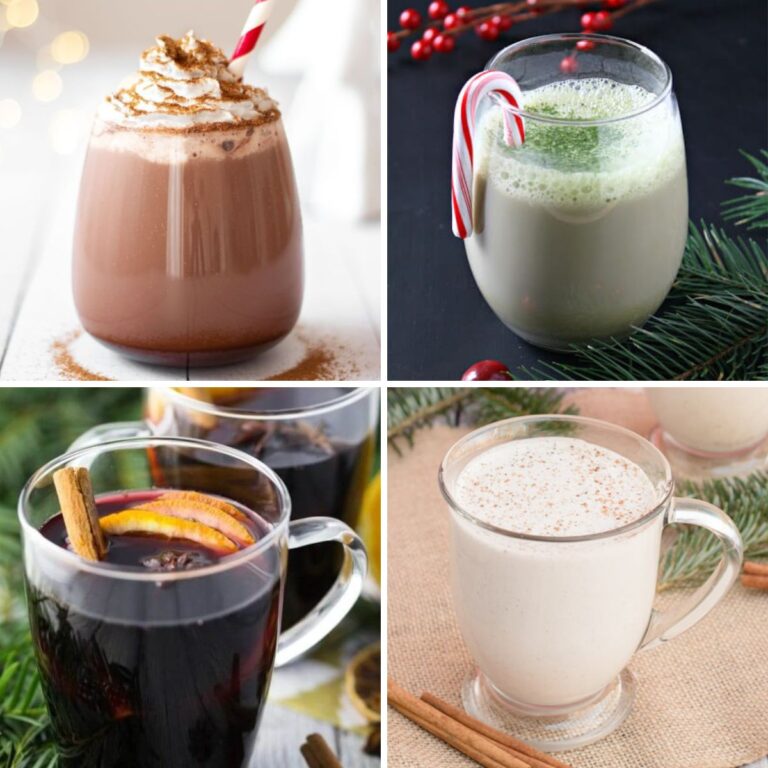 vegan warming winter drinks