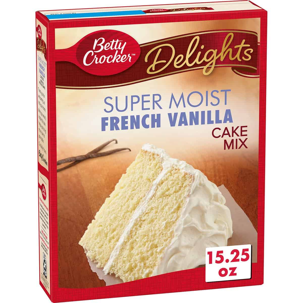 French vanilla vegan cake mix