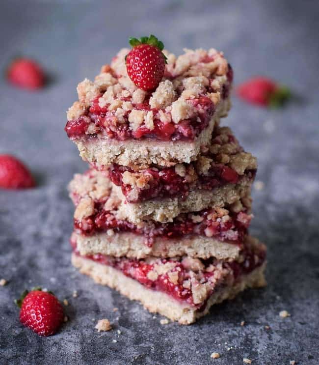 Strawberry Crumb Bars