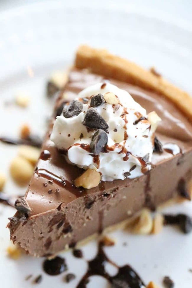 Vegan Chocolate Peanut Butter Pie